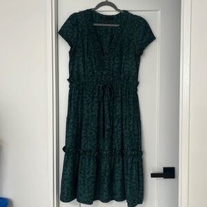 MARC JACOBS VINTAGE SILK PRINTED DRESS